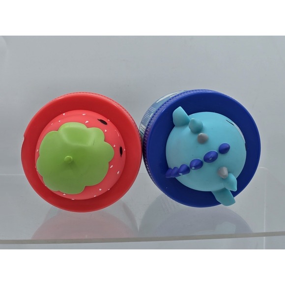 2 Lot Squishmallows Cloud Slime  - Strawberry Scarlet Charm & Blue Raz Tatiana - Picture 9 of 9